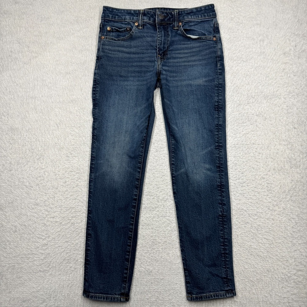 American Eagle Jeans Slim‎ Straight AirFlex+ Blue Low Rise Stretch Men's 28x30
